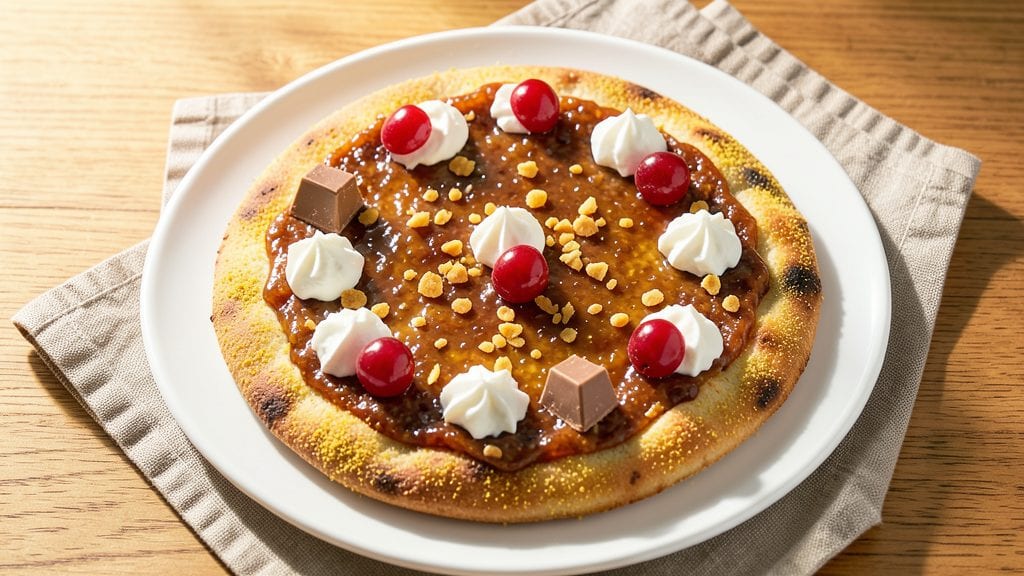 Candy Pizza Recipe: Sweet Cheese Swirls With Crunchy Cornmeal Crust