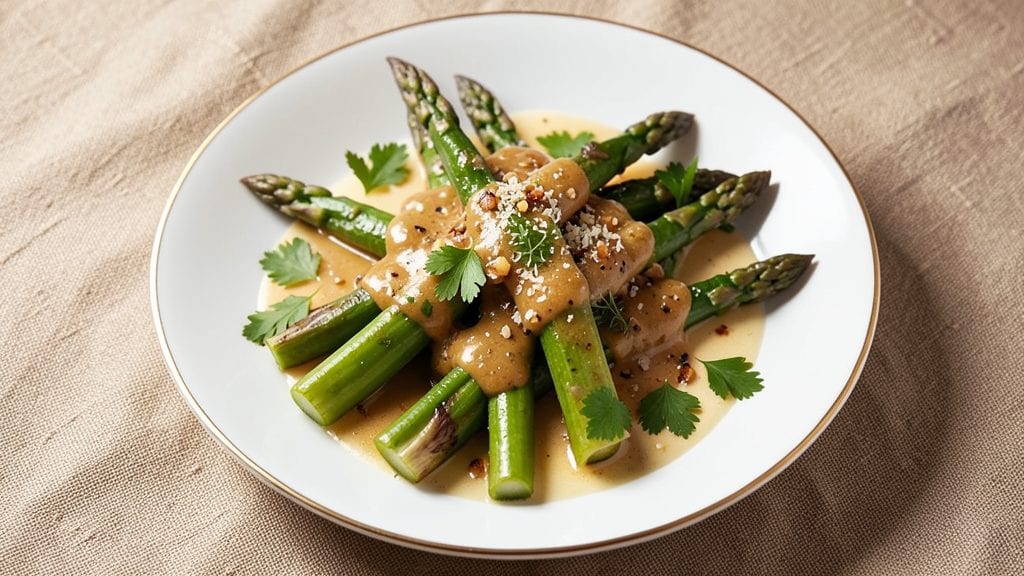Paula Deen's Asparagus Recipe: Buttery Lemon Garlic Roast with Crispy Tips