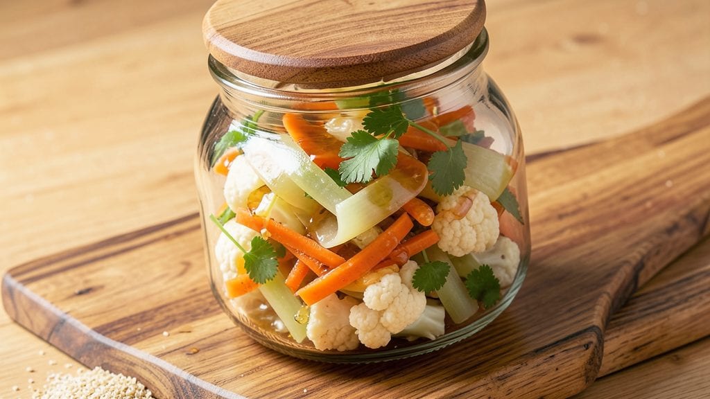 Pickled California Mix Recipe: Zesty Vinegar-Packed Snack Blend in 10 Minutes